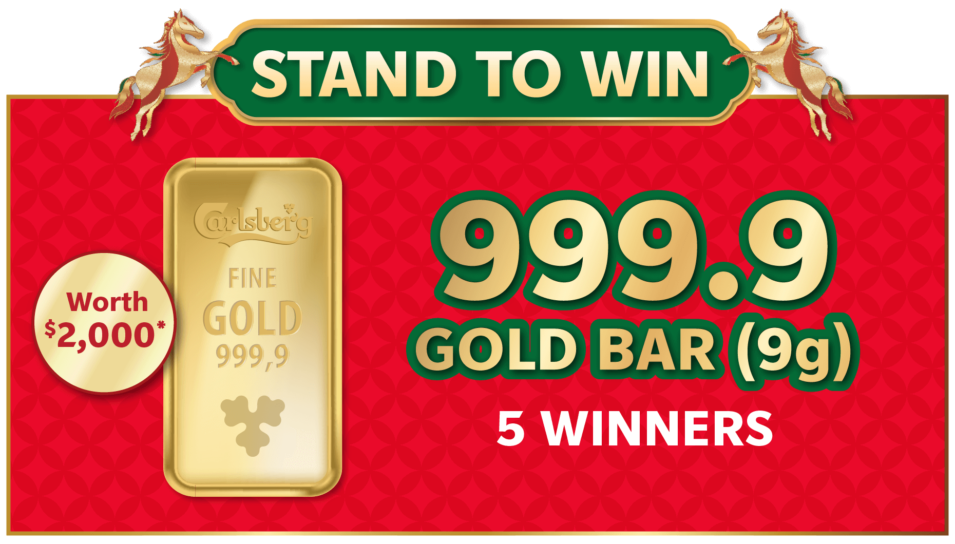 999.9 Gold Bar worth $2,000